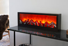 Lanterne pejs med LED-lys 60 x 20 x 9,5 cm